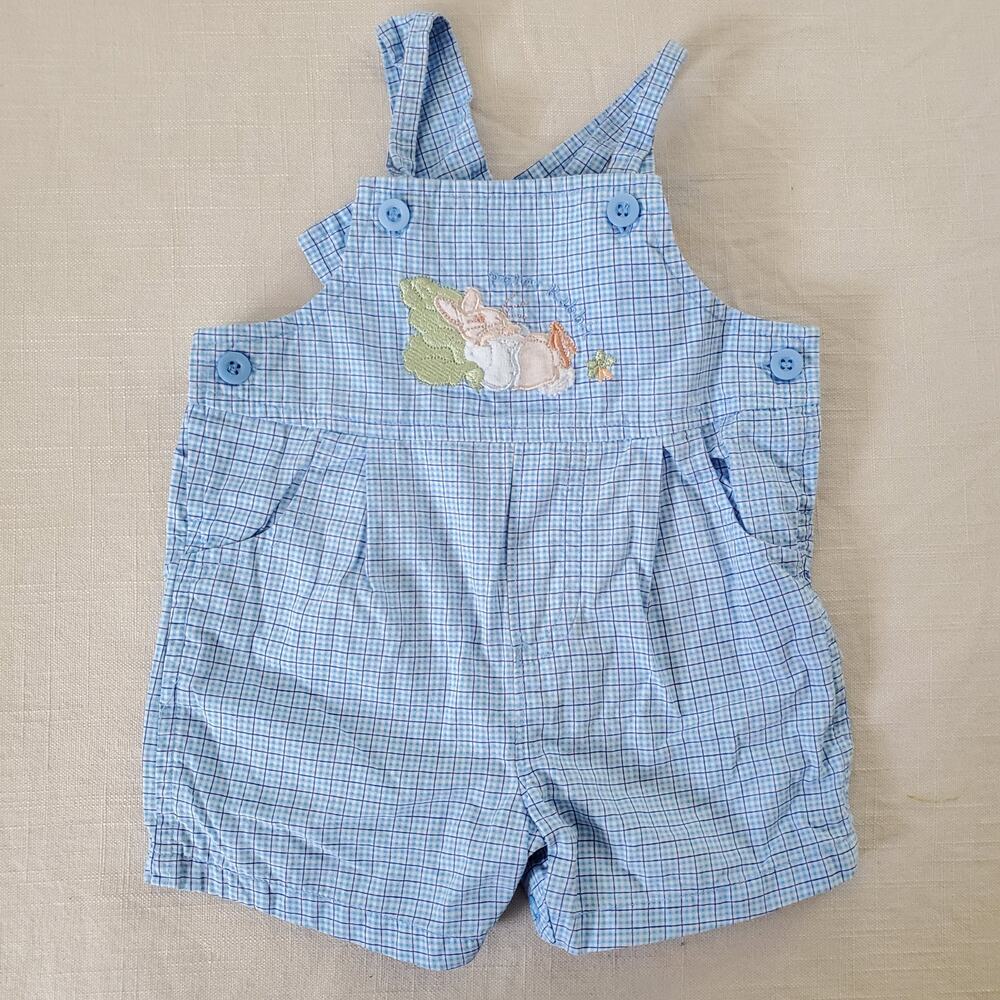 Y2k Peter Rabbit Shortalls 0-3 months